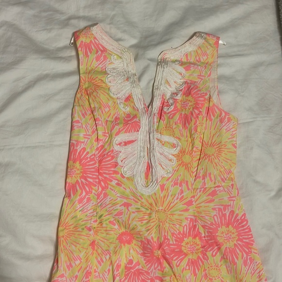 Lilly Pulitzer Janice Shift in Sun Kissed w/ Glow Size 0 - Picture 2 of 7